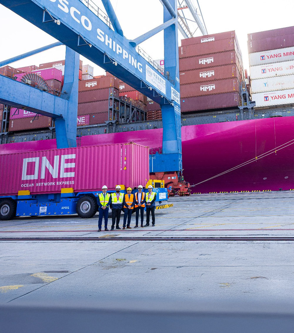 ONE SWAN Makes Maiden Voyage to Khalifa Port, Abu Dhabi
