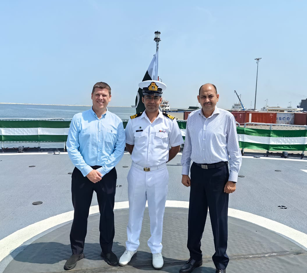 Kanoo Shipping Strengthens Bonds with Pakistan Navy Ship Saif on 76th Pakistan Independence Day