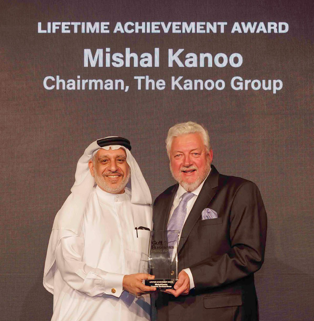 Visionary Leader Mishal Kanoo Honored with Lifetime Achievement Award at Gulf Business Awards 2024 Visionary Leader Mishal Kanoo Honored with Lifetime Achievement Award at Gulf Business Awards 2024