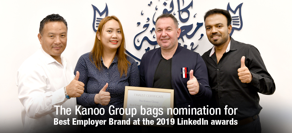The Kanoo Group bags nomination for Best Employer Brand at the 2019 LinkedIn awards